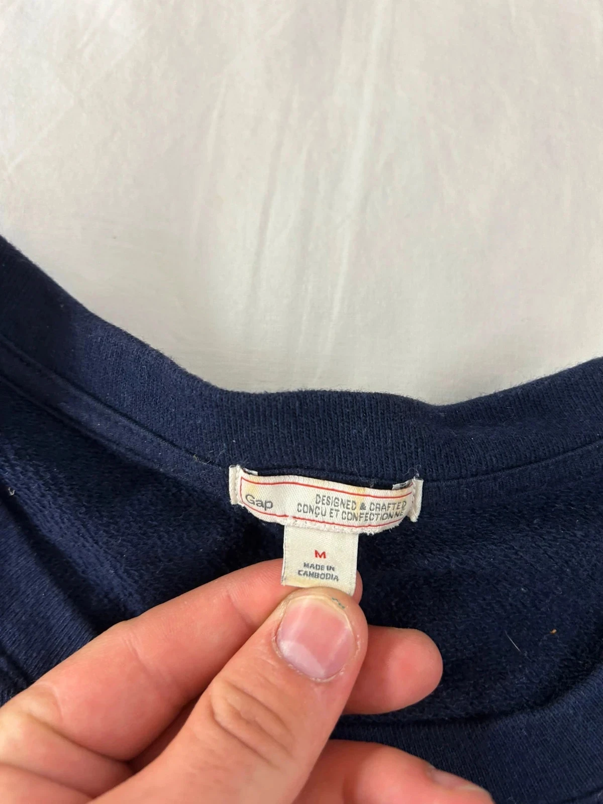 Camiseta azul marino vintage de Gap con lentejuelas – photo 5
